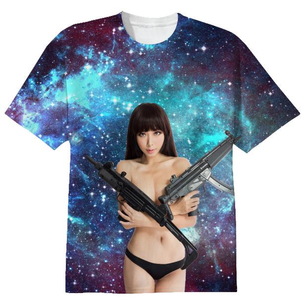 Girl in Space T Shirt