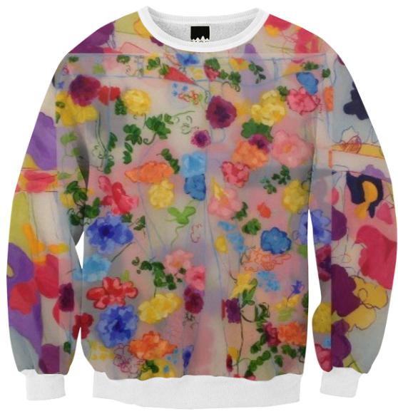 Floral Art Sweatshirt
