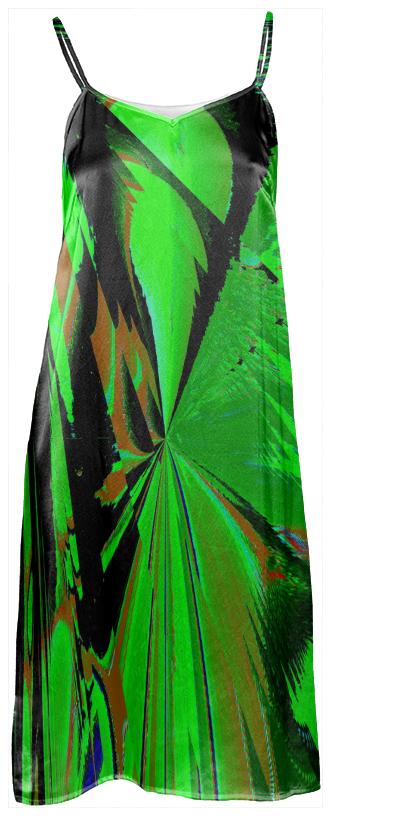 SLIP DRESS PALMS COLLECTION PALMS No 3