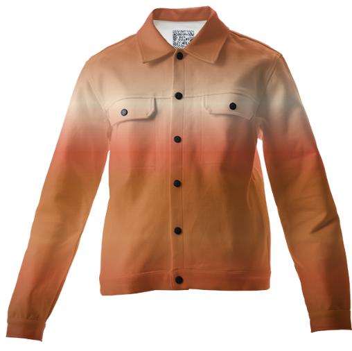 Peaches and Chocolate Twill Jacket