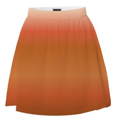 Peaches and Chocolate Summer Skirt