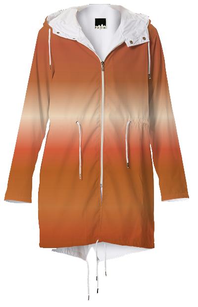 Peaches and Chocolate Raincoat