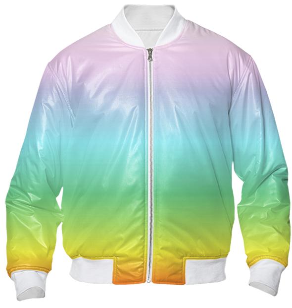 Rainbow bomber Jacket