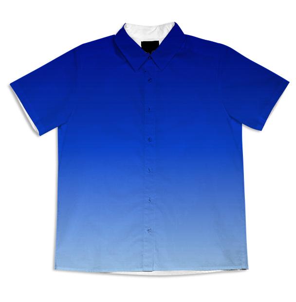 Blue Fade Short sleeve blouse