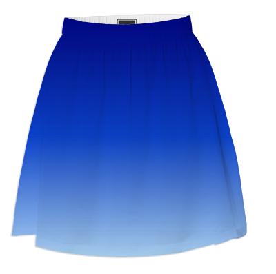 Blue Fade Summer Skirt