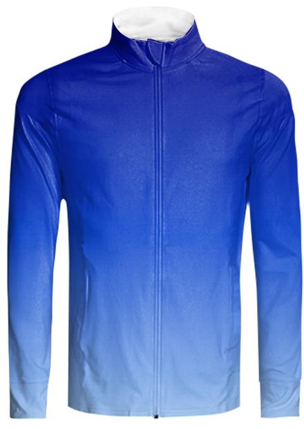 Blue Fade Tracksuit Jacket