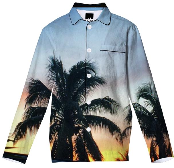Sundown Paradise Pajama Top