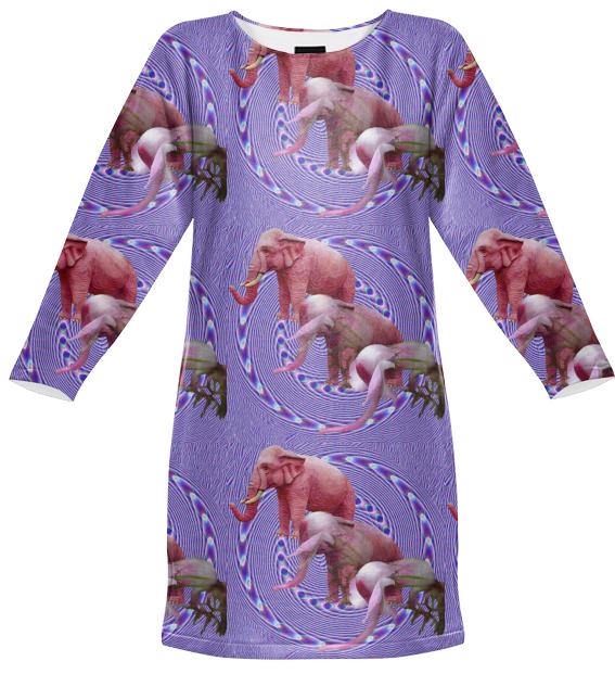 Trippy Elephant Dress