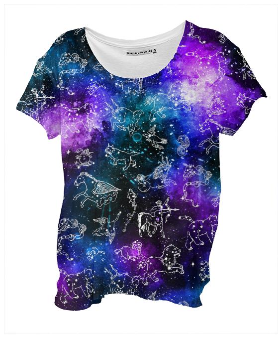 Animal Constellations Galaxy Shirt