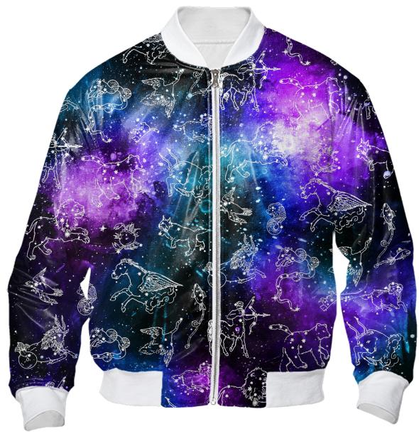 Animal Constellations Galaxy Jacket