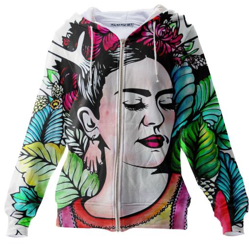 Frida Face Hoodie