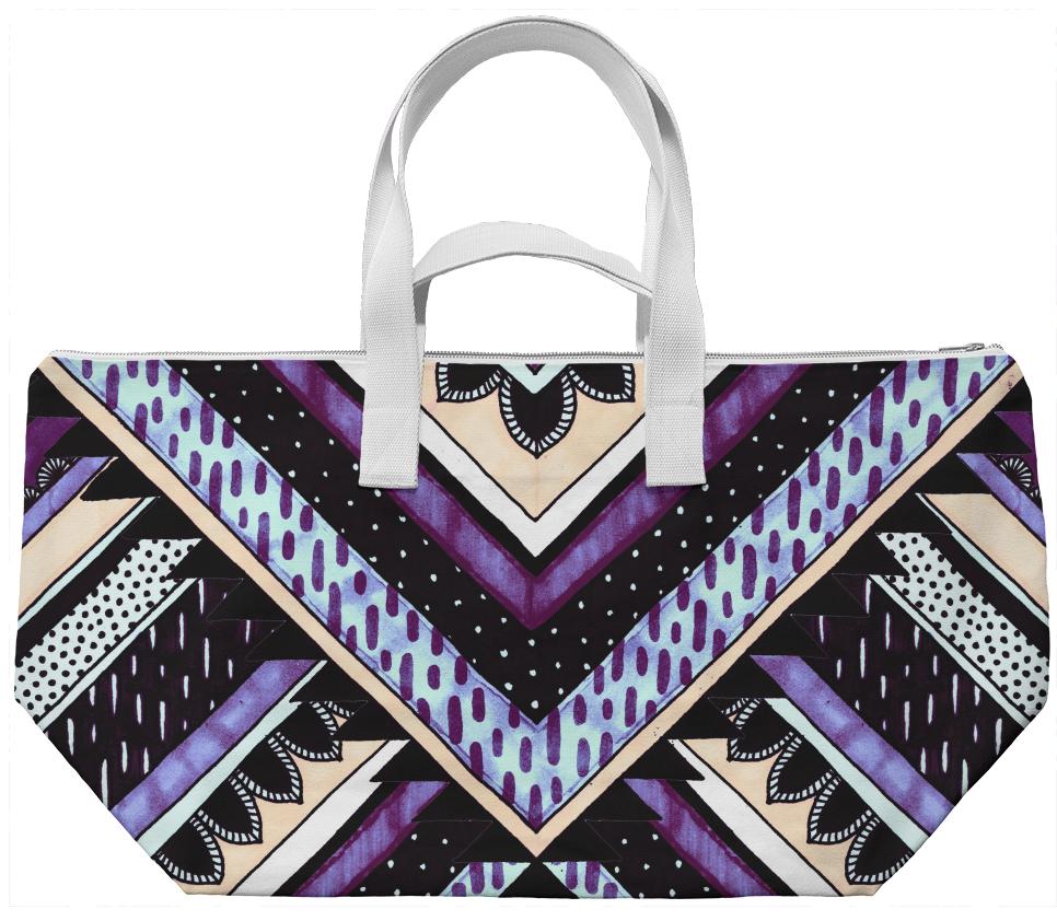 Purple Tribal Chevron