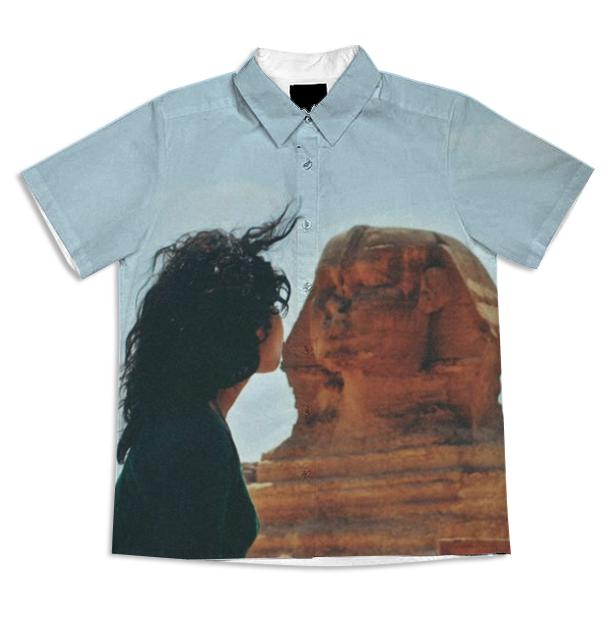 Sphinx Kiss Button Up Blouse