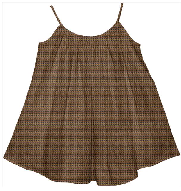 PLAYTIME BROWN GIRLS DRESS