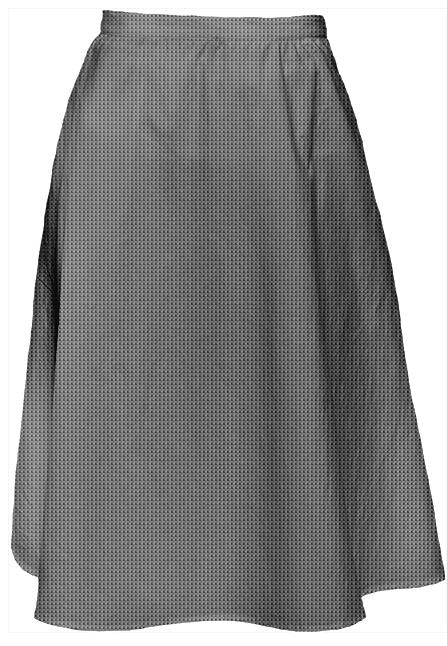 Silver Midi Skirt