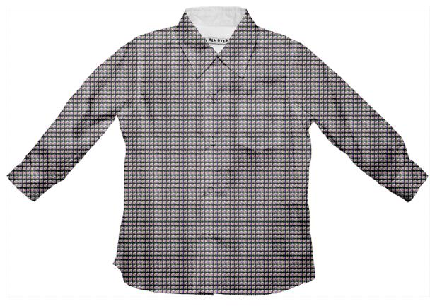 P P Pattern Print Button Down