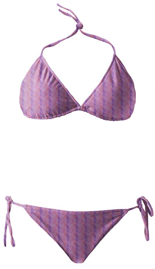 PINK FLAMINGO Pattern Bikini