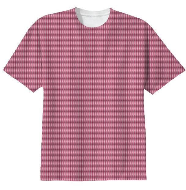 Pink White T Shirt