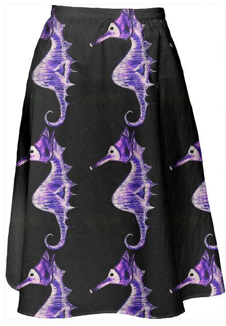 Seahorse Midi Skirt