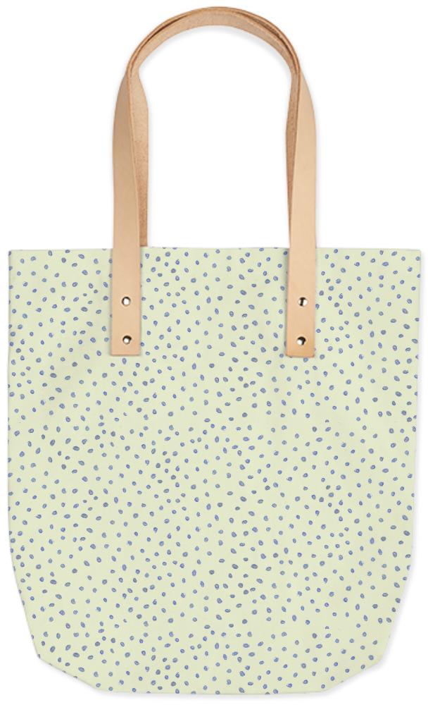 Periwinkle Dots Tote