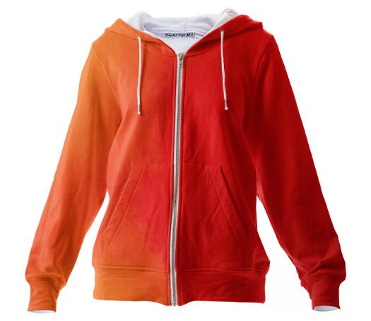 Unisex Styling In Red And Orange