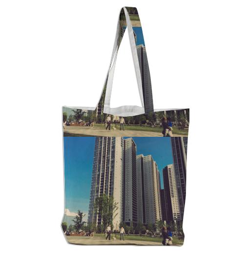 Tower mansion Tote