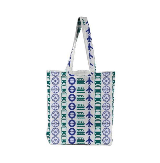 Turquoise Movement Tote