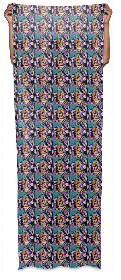 BRIGHT BUTTERFLY WRAP SCARF 1