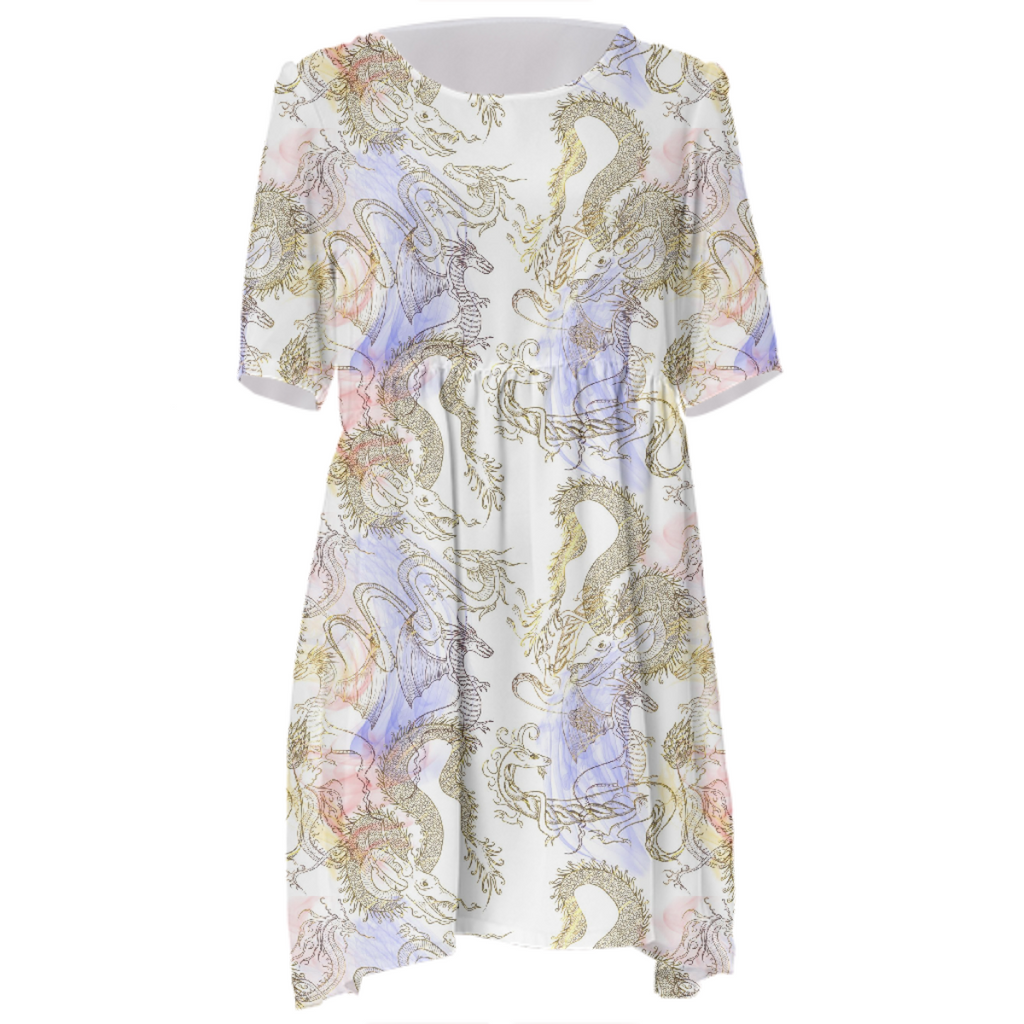 Smoke and Dragons Babydoll Dress