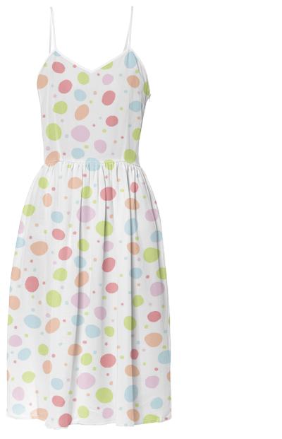 Wibbly Wobbly Dots Summer Dress