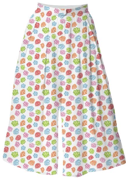 Wibbly Wobbly Flowers Culotte