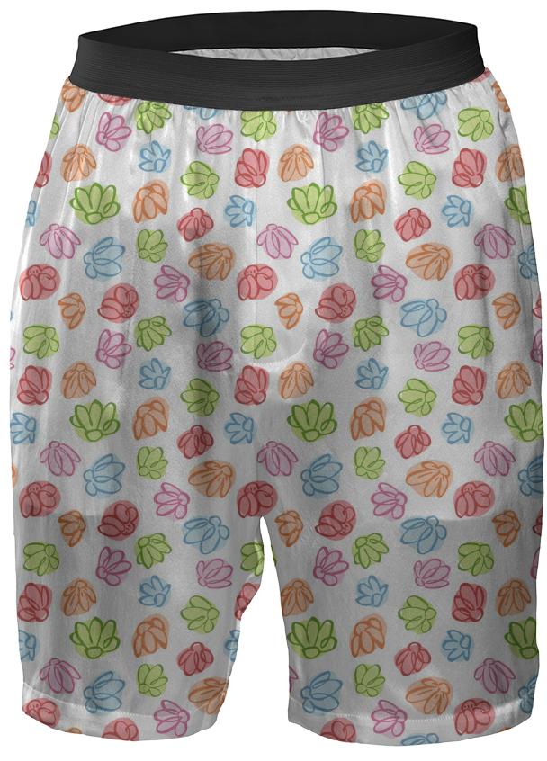 Wibbly Wobbly Flowers Boxer Shorts