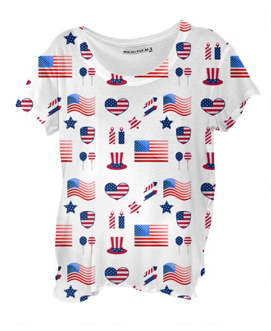 USA Drape Shirt