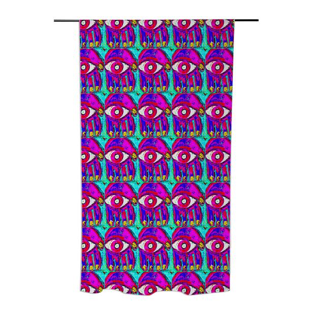 Multi color Hamsa Evil Eye Curtain
