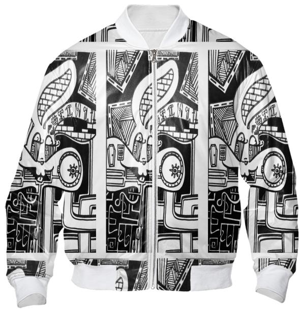 Bugs Bunny Mens Bomber Jacket