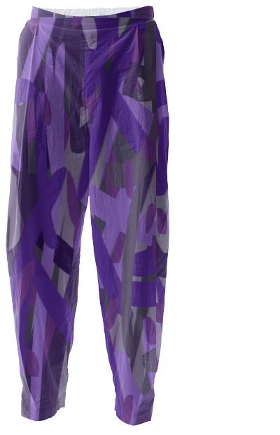 Hurry Purple Mens Relaxed Pant