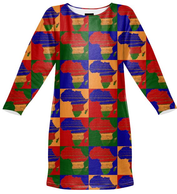 THE JOY OF COLORS SWEATSHIRT DRESS
