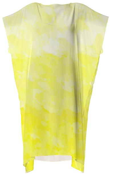 Yellow Watercolor gradient 0277 Dress