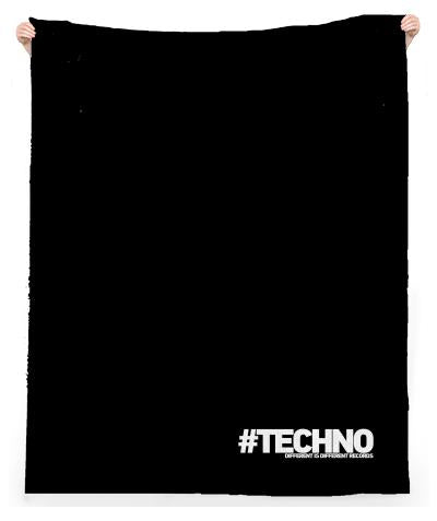 Hashtag Techno Beach Towel