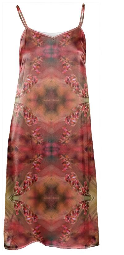 Slip Dress floral pink