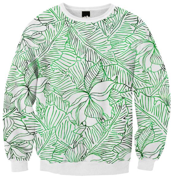 Botanical Print Sweatshirt