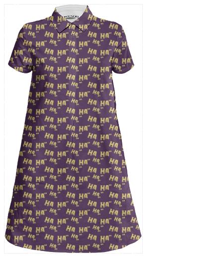 Joker style shirt dress