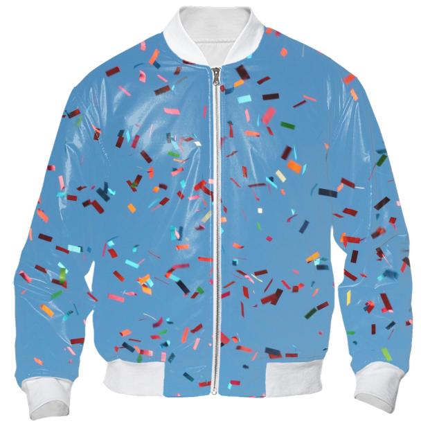 Blue Confetti Jacket