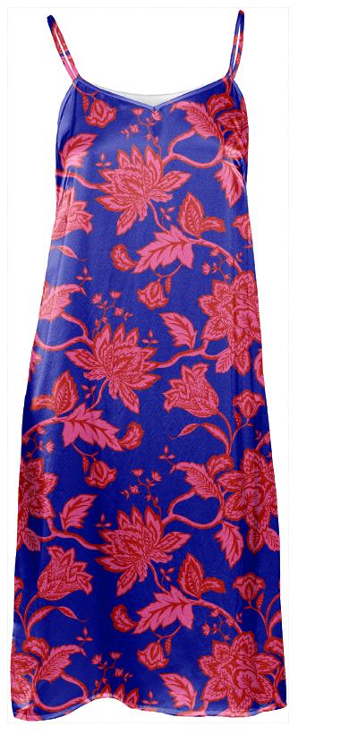 PRINT BINT wallpaper print slip dress