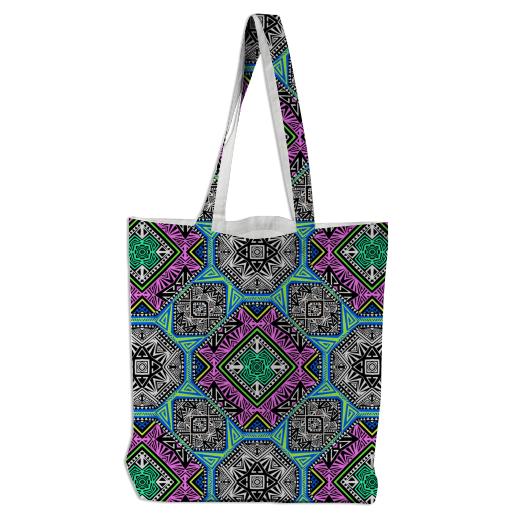 Electric Egypt Tote Bag