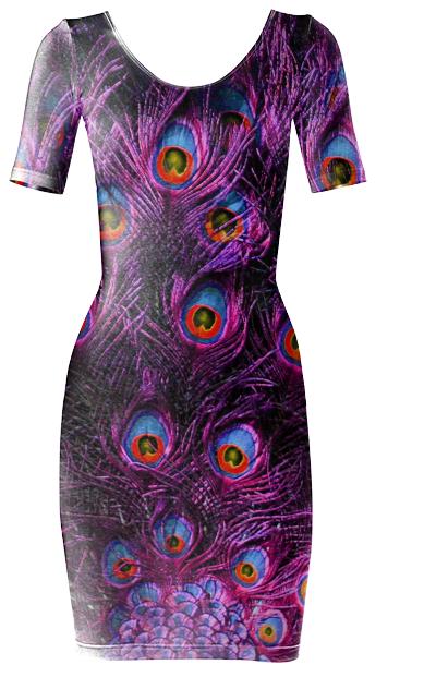 purple peacock prom dress Luuvis Women Metallic A-Line Peacock Blue Sweetheart Sweep Train Prom Dress With Slit