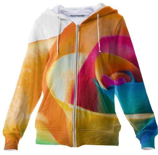 rainbowrose hoodie