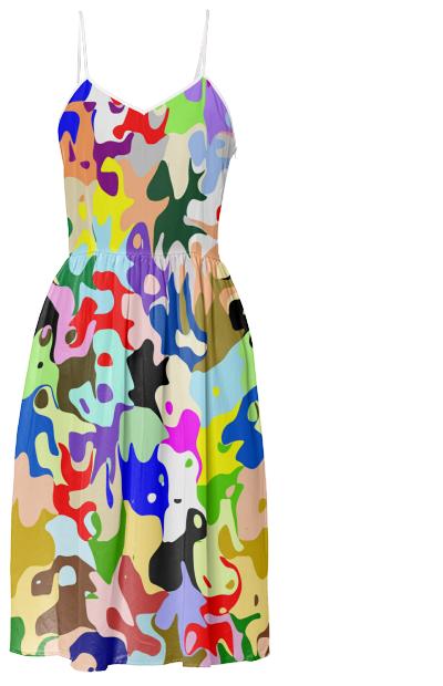 Abstract Art Summer Dress