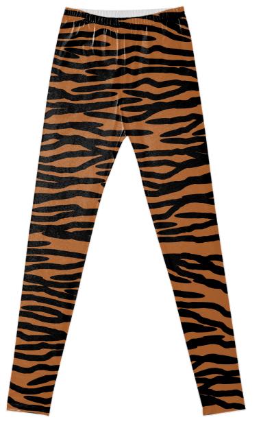 Tiger Skin Pattern Leggings