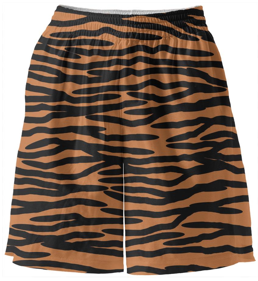 Tiger Skin Pattern Basketball Shorts